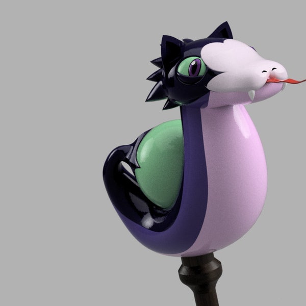 The Owl House - Luz Palisman Staff - Single Stringbean - 3D Model