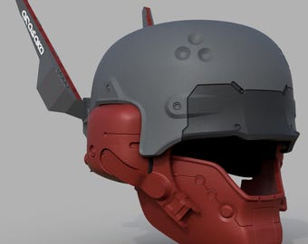 Arasaka - Soldier Helmet - 3D Models