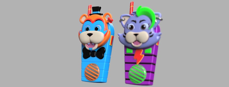 Five Night at Freddys - Security breach - Talkies - 3D Model Pack image 8