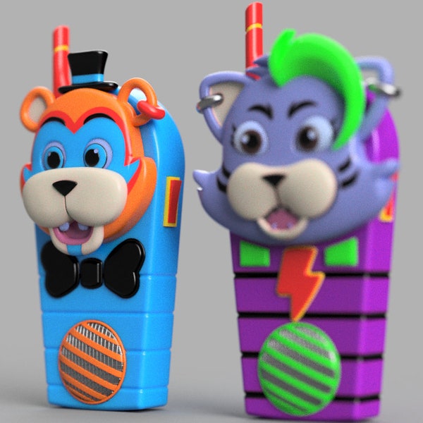 Five Nights at Freddys - Security breach - Talkies - 3D Model Pack