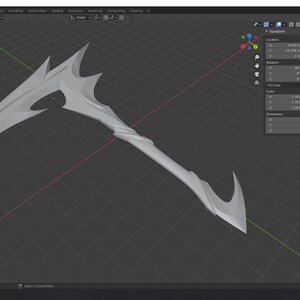 League of legends - Akali Weapons - Kda - All Out - 3D models
