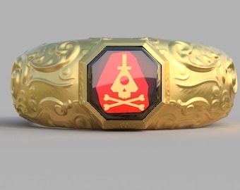 Gravity Falls - Bill cipher Society Ring - 3D Model