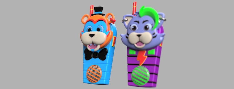 Five Night at Freddys - Security breach - Talkies - 3D Model Pack image 3