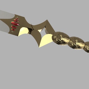 Nanatsu No Taizai - Seven Deadly sins - Excalibur First form - Arthur Pendragon&#39;s sword -3D Model
