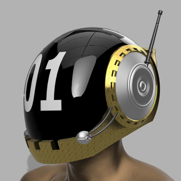 Pirata Daft Punk - Shaka punk - Casco - Modelo 3D