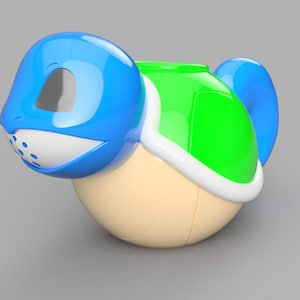 Turtle monster watering can - ゼニガメじょうろ - 3D Model