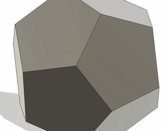 Dodecahedron 3D Model