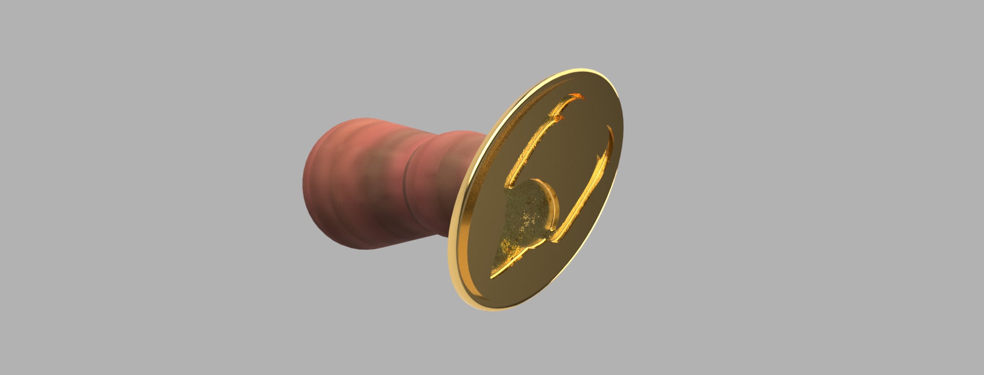 The owl House - Emperor Wax Stamp 3D Model