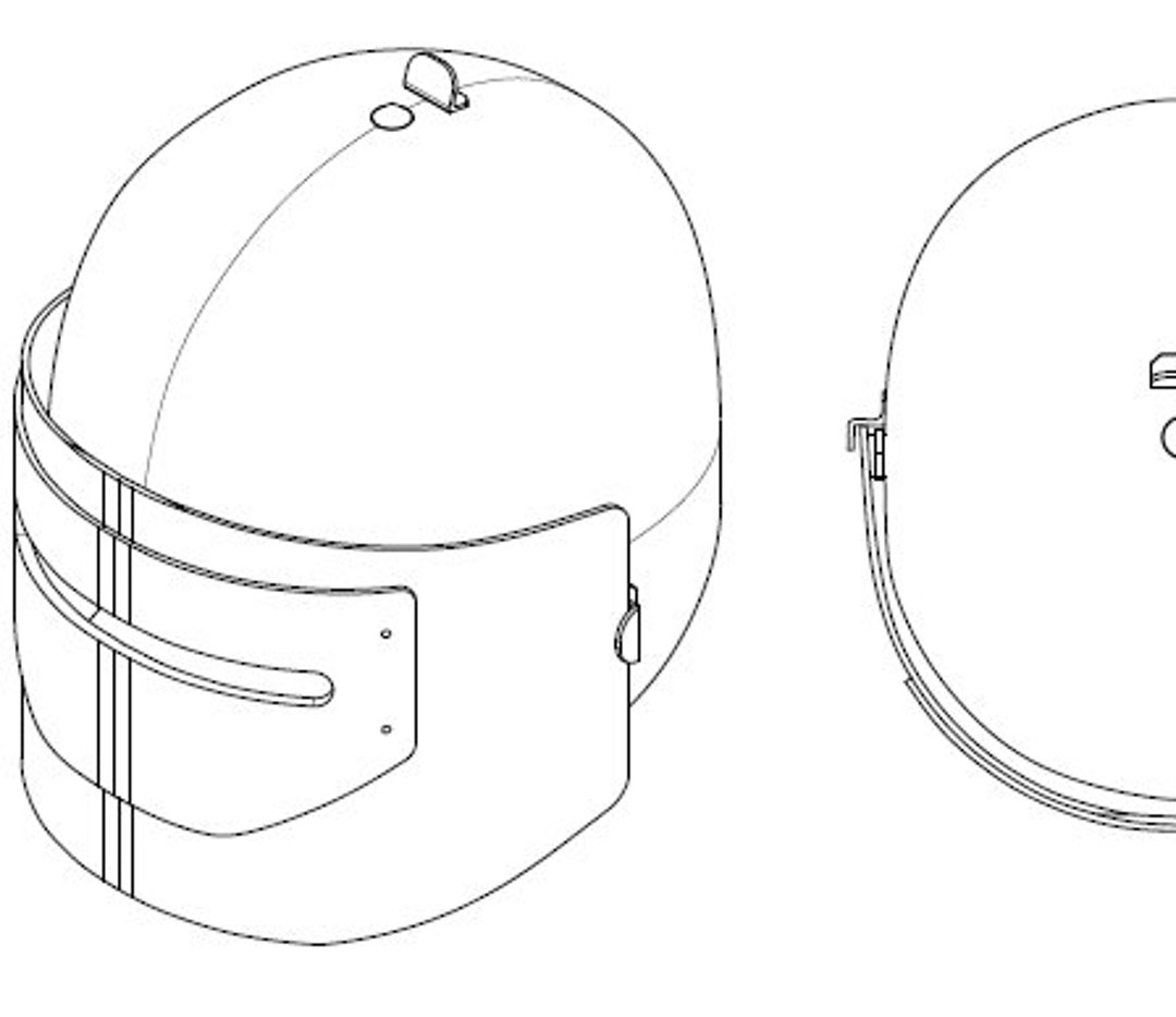 Airsoft Helmet Maska Blueprint Etsy