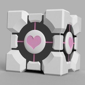 Portal - Companion Cube - 3D Models