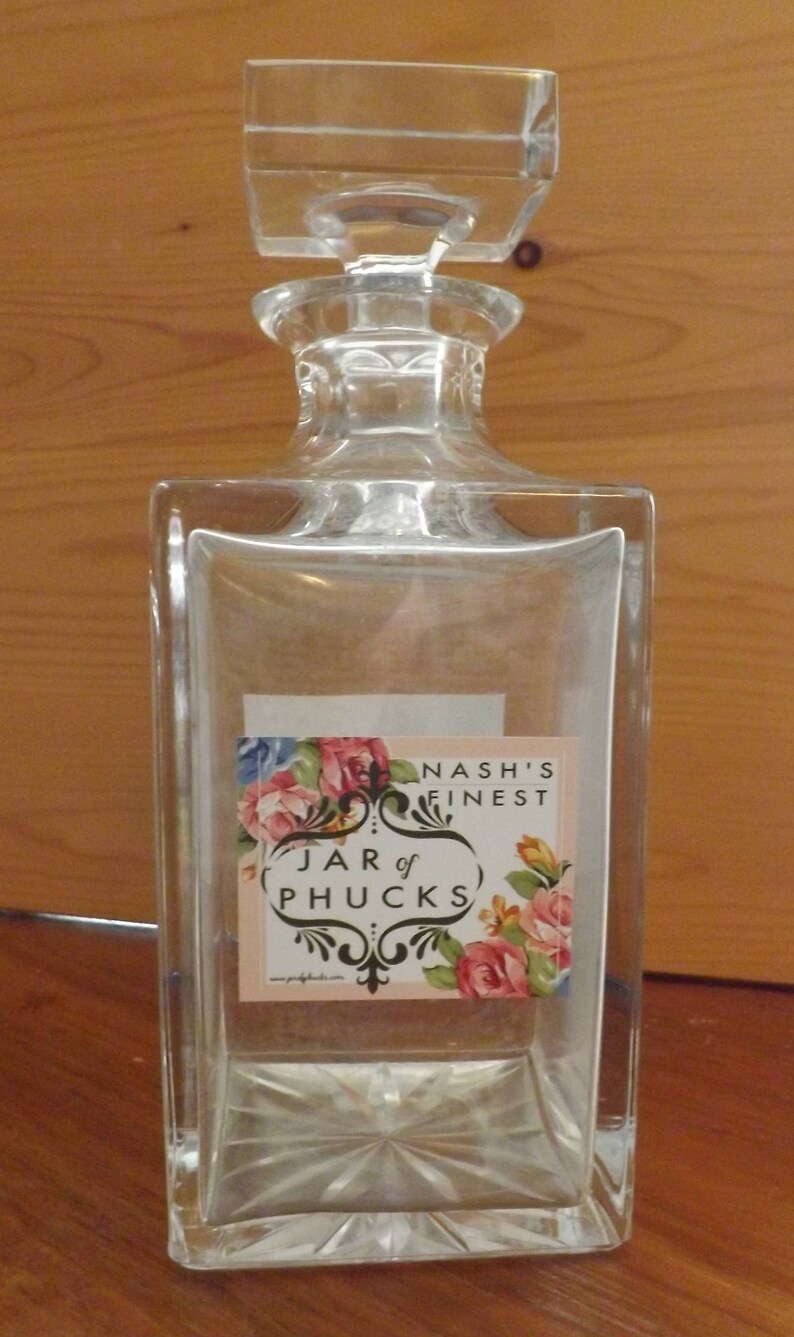 Elegant Crystal Decanter Lead Crystal Topper Etsy