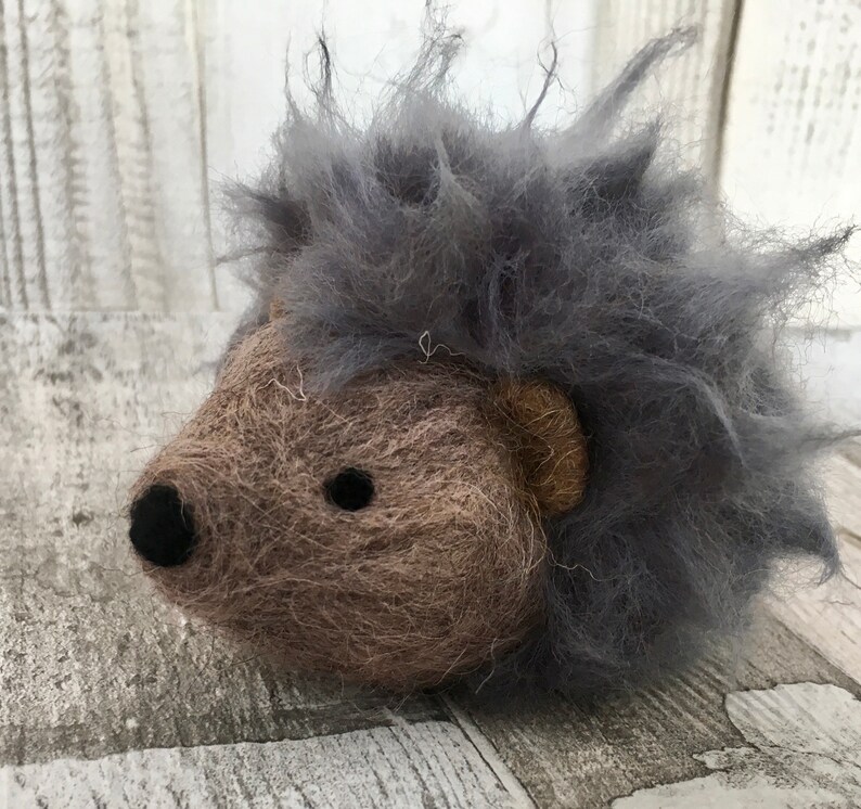 Hedgehog Needle Felting Kit Beginners kit Etsy