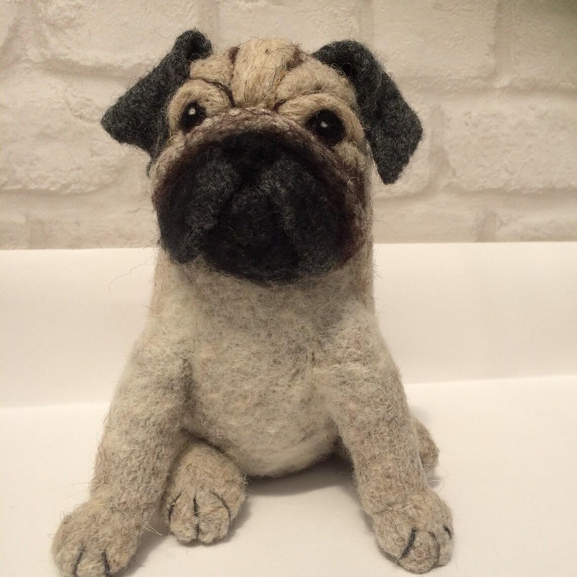 Pug Dog Knitting Pattern Download Pattern Only Etsy