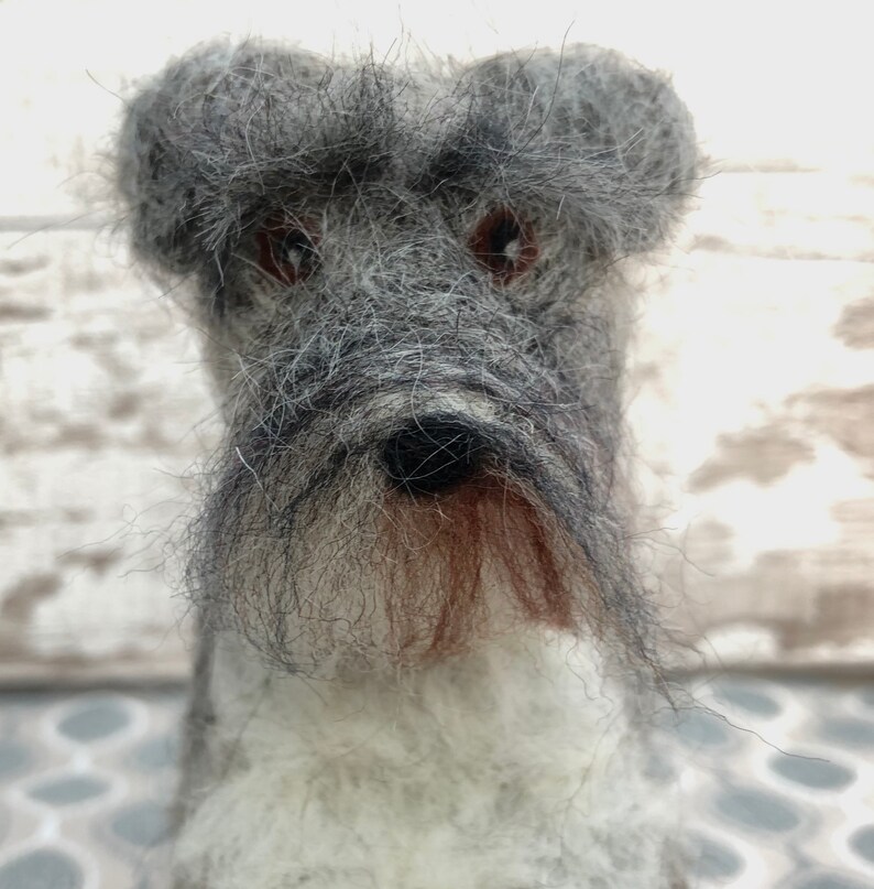 Miniature Schnauzer Needle Felting Kit. Etsy