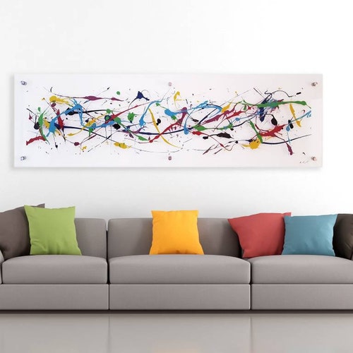 Original Modern Abstract Wall Art Perspex Glass Etsy Australia