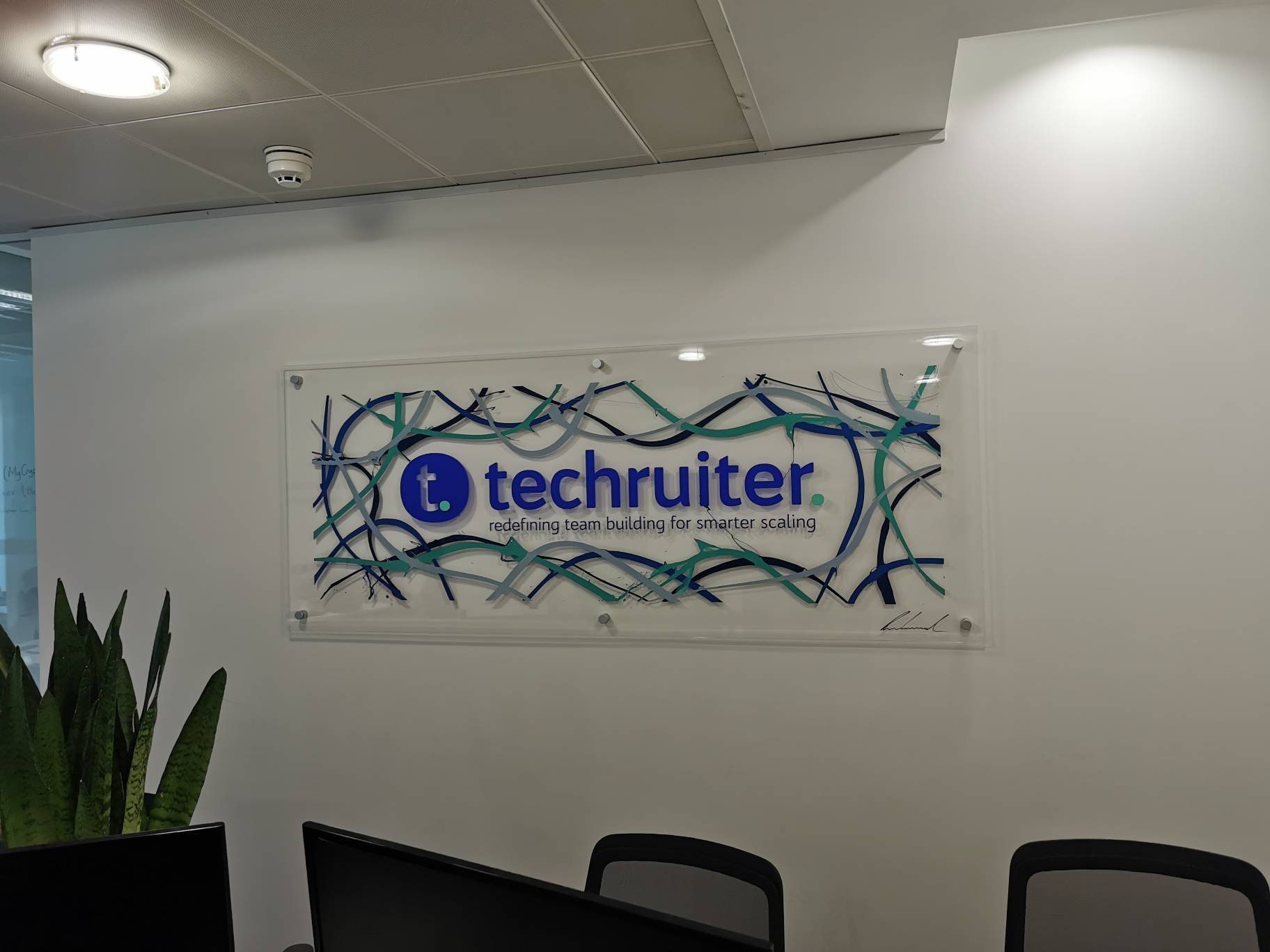 Custom 3D Acrylic Office Wall Art: Logo & Branding Sign - Etsy