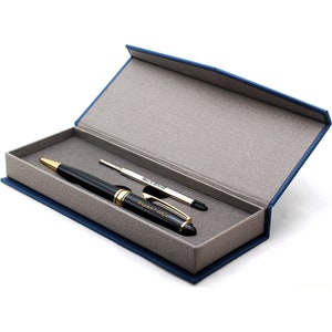 Free Engraving Personalized Expert Roller Ballpen, Ballpoint pen, Retractable Medium Refill Pen Custom Gifts for Men Women, Classy Gift Box image 3
