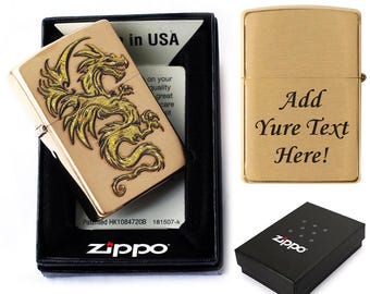 Personalized Engraved Zippo Lighter, Custom Name, Gift for groomsman, Boyfriend, All Occasions, Unique, Durable, Refillable, and Windproof