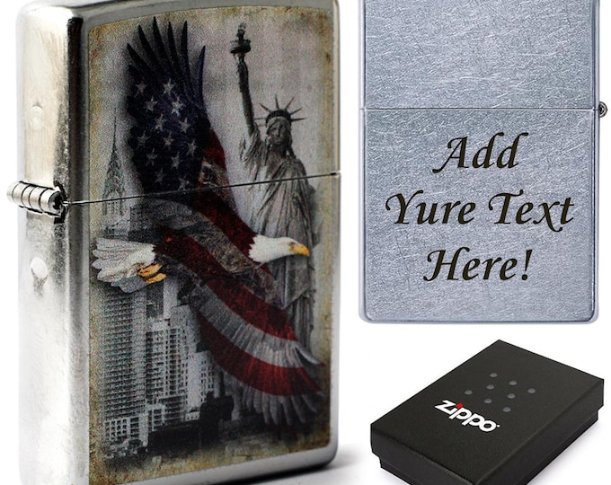 Personalized Engraved Zippo Lighter, Custom Name, Gift for Groomsmen, Boyfriend, All Occasions, Unique, Durable, Refillable, and Windproof