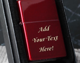 Personalized Engraved Zippo Lighter, Custom Name, Gift for Groomsmen, Boyfriend, All Occasions, Unique, Durable, Refillable, and Windproof