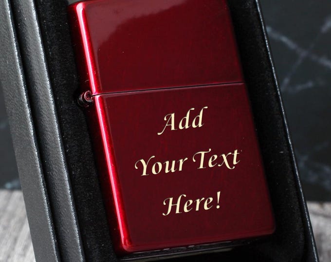 Personalized Engraved Zippo Lighter, Custom Name, Gift for Groomsmen, Boyfriend, All Occasions, Unique, Durable, Refillable, and Windproof