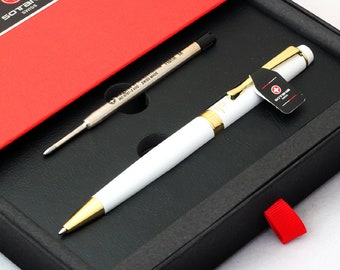 Engraved Personalized Swiss Roller Ballpen, Ballpoint Pen, Ball pen, Refillable Pen, Custom Gift For Men, Women with Gift Box
