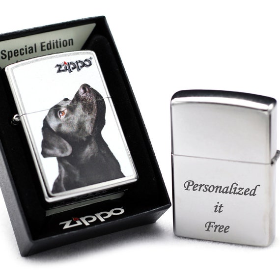 WINDPROOF SILVER METAL LIGHTER WITH FREE ENGRAVING PERSONALISED YOUR LIGHTER