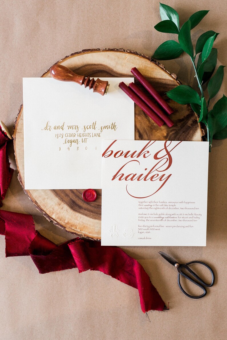 Custom Calligraphy Wedding Envelopes Wedding Envelope Calligraphy Save the Dates Invitation Addressing Envelope Addressing Wedding