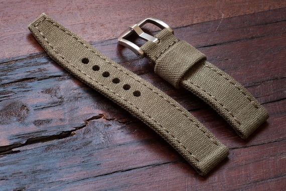 Green canvas hotsell strap