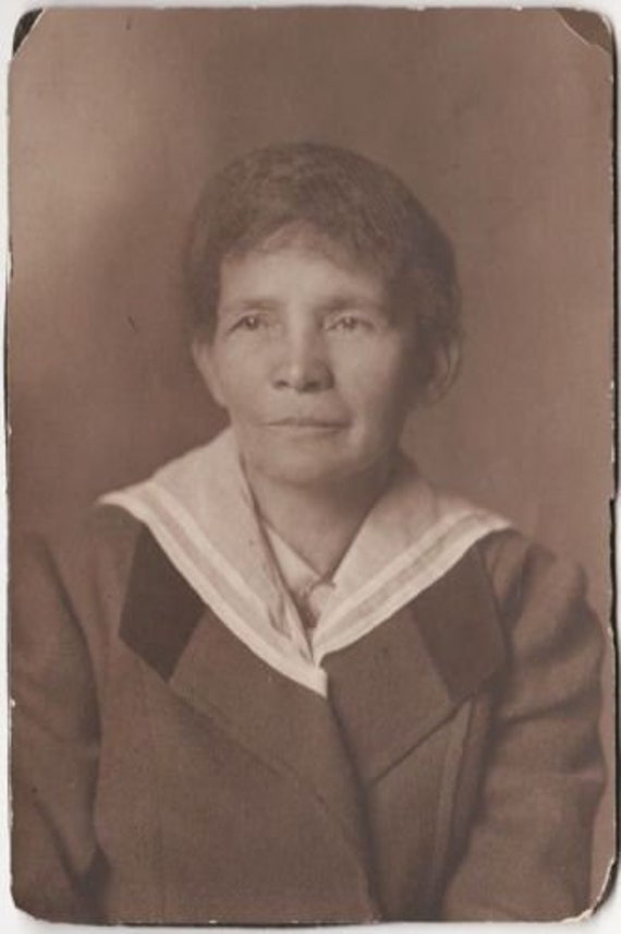 Antique African American Beautiful Older Woman 4x6 Photo Black Etsy