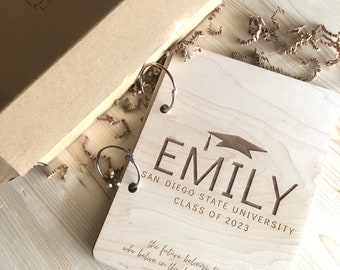 Personalized Graduation Card Keeper - Keepsake - Class of 2023 - XL Greeting Card Organizer - Memories Stored Safely