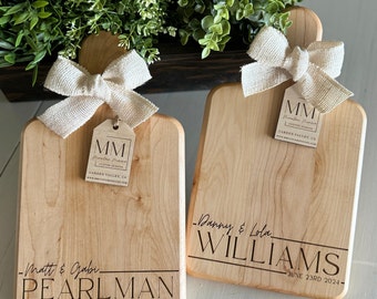 Personalized Engraved Maple Cutting Board – Housewarming Gift