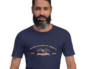 250th Jubiläums-Shirt 1776-2026 Amerika 250 Jahre Freiheit Adler T-Shirt