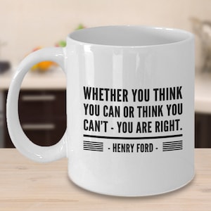 Henry Ford quote mug! Henry Ford quote on success, Henry Ford coffee mug, Henry Ford motivational quote, American Inventor, Inspiration