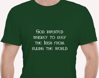 Irish whiskey shirt! Proud to be Irish, St Patrick's Day shirt, St. Patrick's Day party, Luck of the Irish, Pot of Gold, Irish gifts