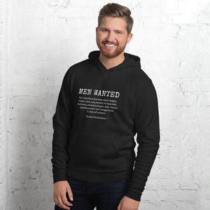 Ernest Shackleton Sweatshirt Hoodie! Shackleton Men Wanted Ad, Antarctic Explorer, Shackleton Gifts, Endurance Expedition, Unisex Design