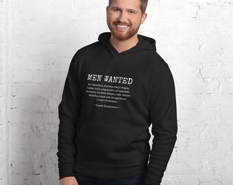 Shackleton 'Men Wanted' Unisex Hoodie - Antarctic Expedition