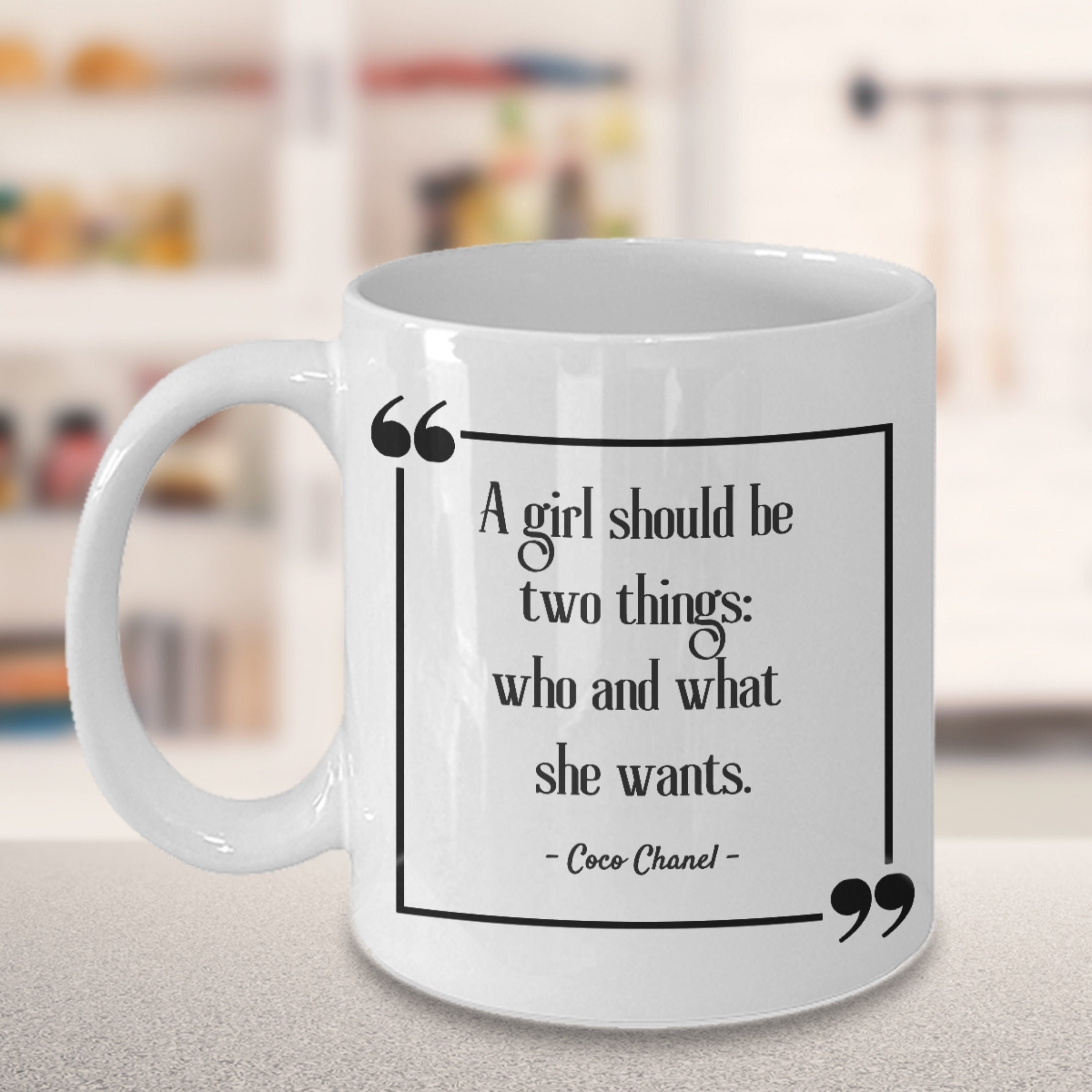 CHANELbecause a designer mug will make my coffee taste better