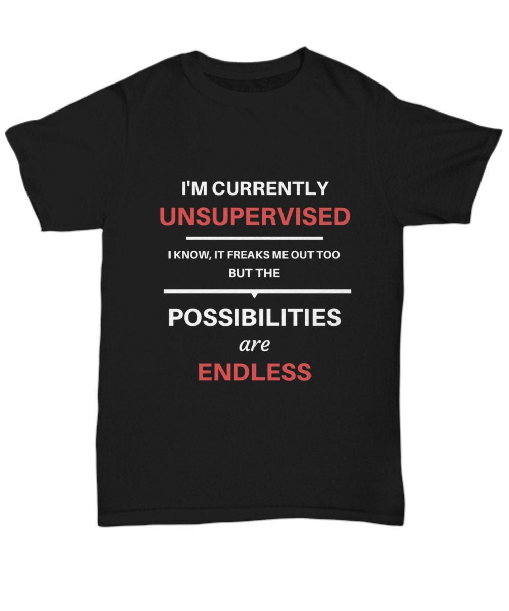 Im Unsupervised Possibilities Endless HOODIE hoody Joke Top birthday funny gift Im Unsupervised Possibilities Endless HOODIE hoody Joke Top birthday funny gift
