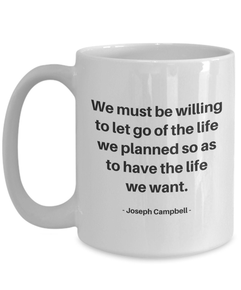 Joseph Campbell Zitat Becher Heldenreise Leben Zitat Etsy
