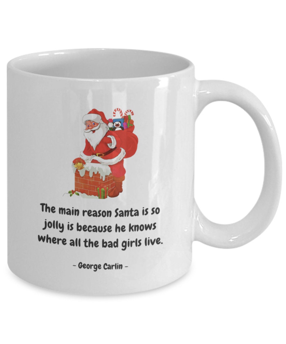 Womens Santa Is Jolly Because He Knows Where The Bad Girls Live Tshirt Funny Womens Santa Is Jolly Because He Knows Where The Bad Girls Live Tshirt Funny