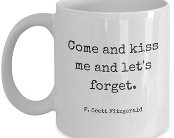 F. Scott Fitzgerald Quote Mug, Romantic Gift