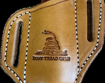Dont Tread on me trapper knife sheath