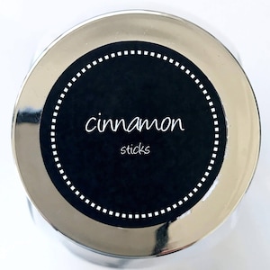 96 Spice jar labels - water resistant vinyl