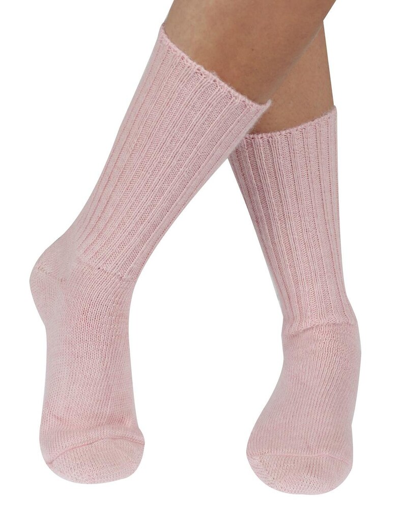 Fremont women/'s elastic free soft topped cotton crew socks in Inca