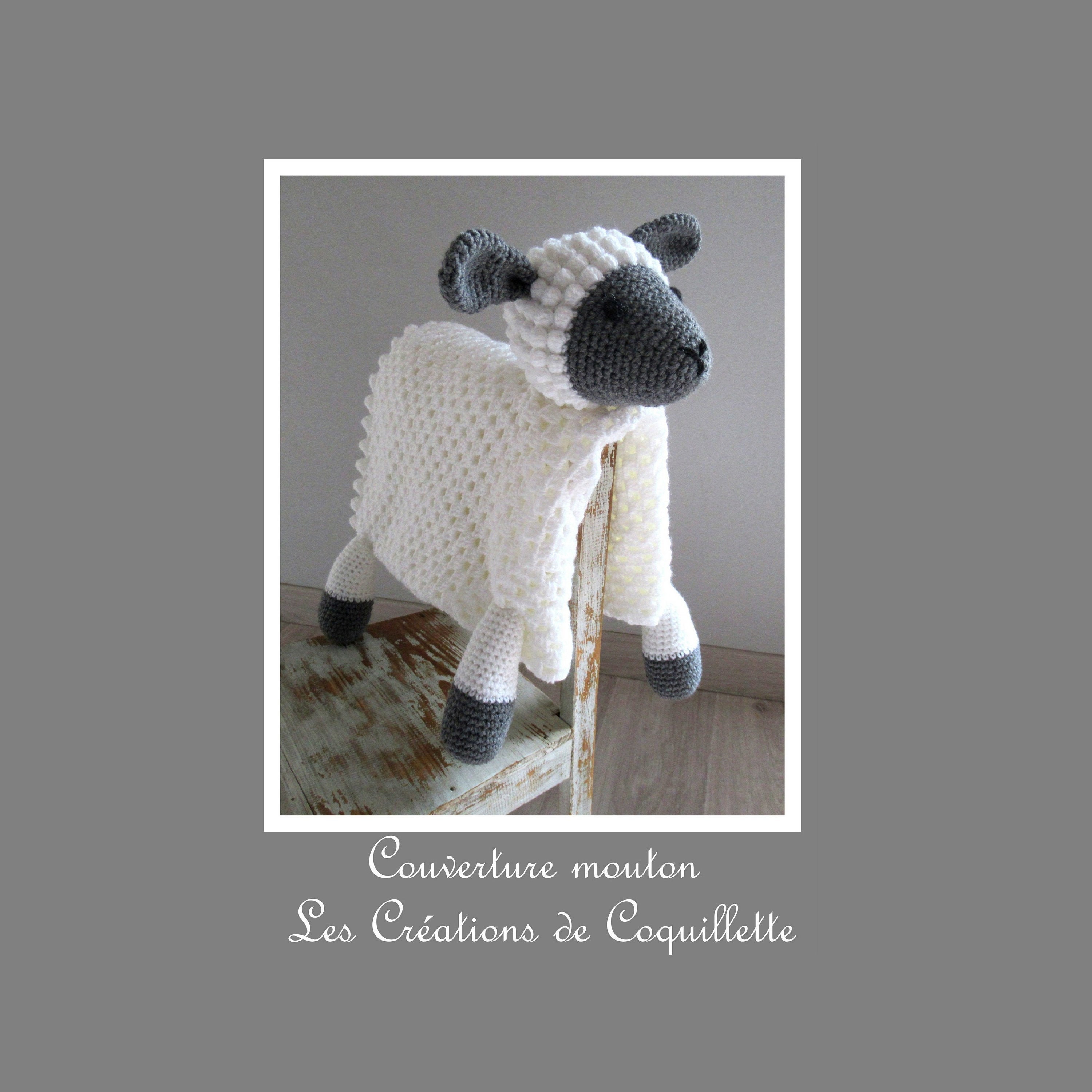 Couverture Bebe Crochet Mouton Mouton Crochet Couverture Etsy
