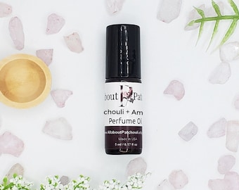 Patchouli + Amber Roll On Perfume Oil, Hippie Gift, Aromatherapy, All about Patchouli, Patchouli, Gift, Christmas Gift, 100% Patchouli