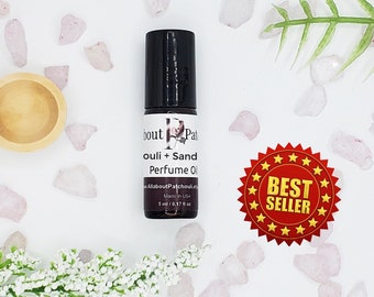 Sandalwood + Patchouli Perfume Oil, Hippie Gift, Aromatherapy, All about Patchouli, Patchouli, Free Shipping, Perfume gift, Best perfume oil