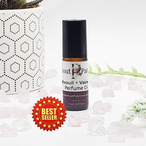 Vanilla & Patchouli Roll On Perfume Oil, Hippie Gift, Aromatherapy, All about Patchouli, Patchouli Oil, Vanilla Oil, Christmas gift