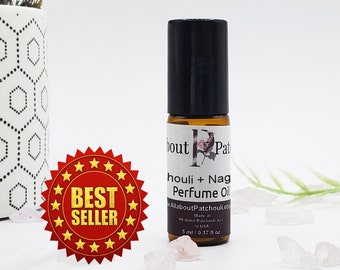 Nag Champa + Patchouli + Dragons blood Perfume Oil, Hippie Gift, seductive Aromatherapy, All about Patchouli